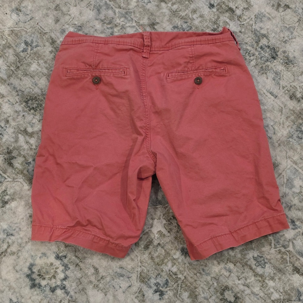 Aeropostale Womens Coral Pink Chino Shorts Size 27 Stretch Cotton Summer Casual - Picture 4 of 4